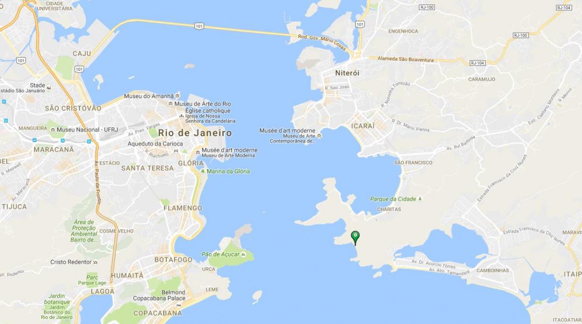 Mapa pláž Forte Imbuí