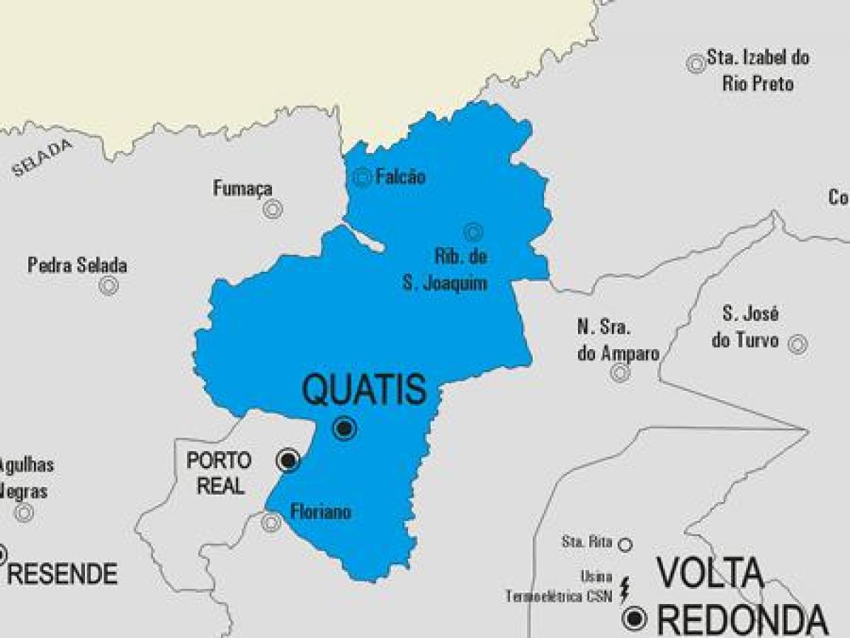 Mapa Quatis obce