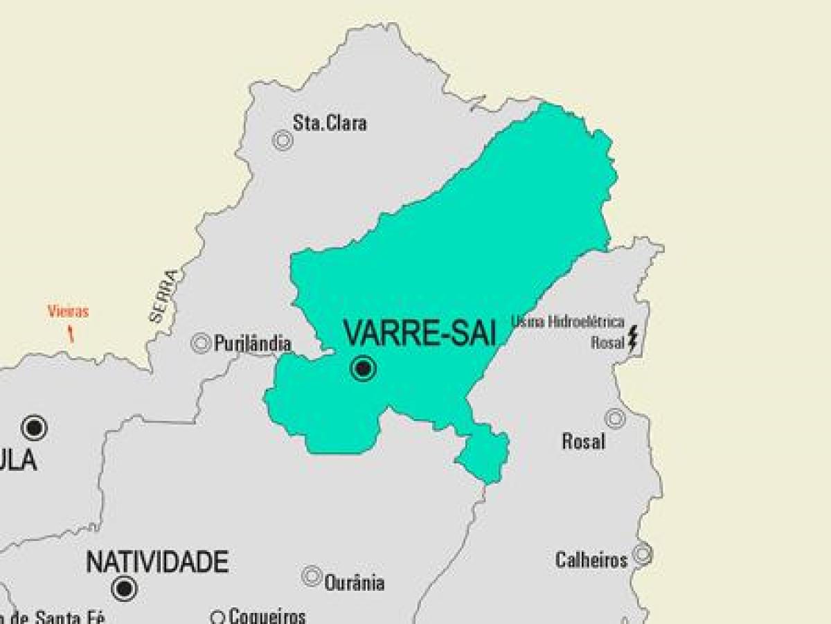 Mapa Volta Redonda obce