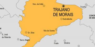 Mapa de Trajano Morais obce