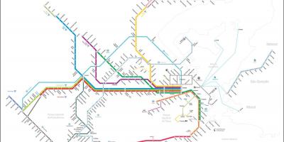 Mapa dopravy Rio