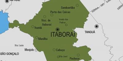Mapa Itaboraí obce
