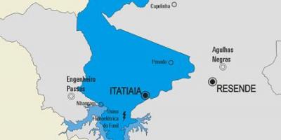 Mapa Itatiaia obce