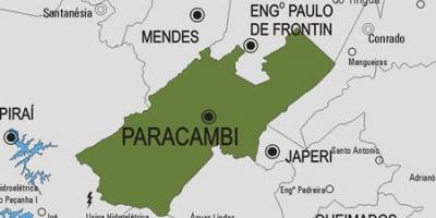 Mapa Paracambi obce