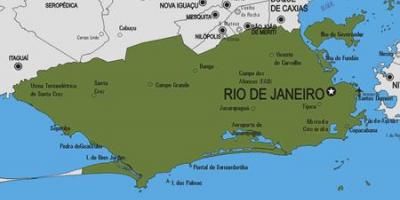 Mapa Rio Bonito obce