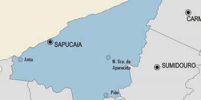 Mapa Sapucaia obce