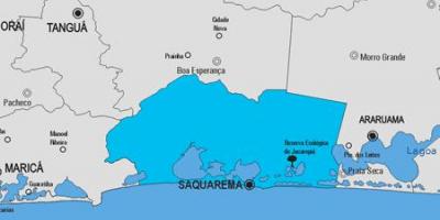 Mapa Saquarema obce