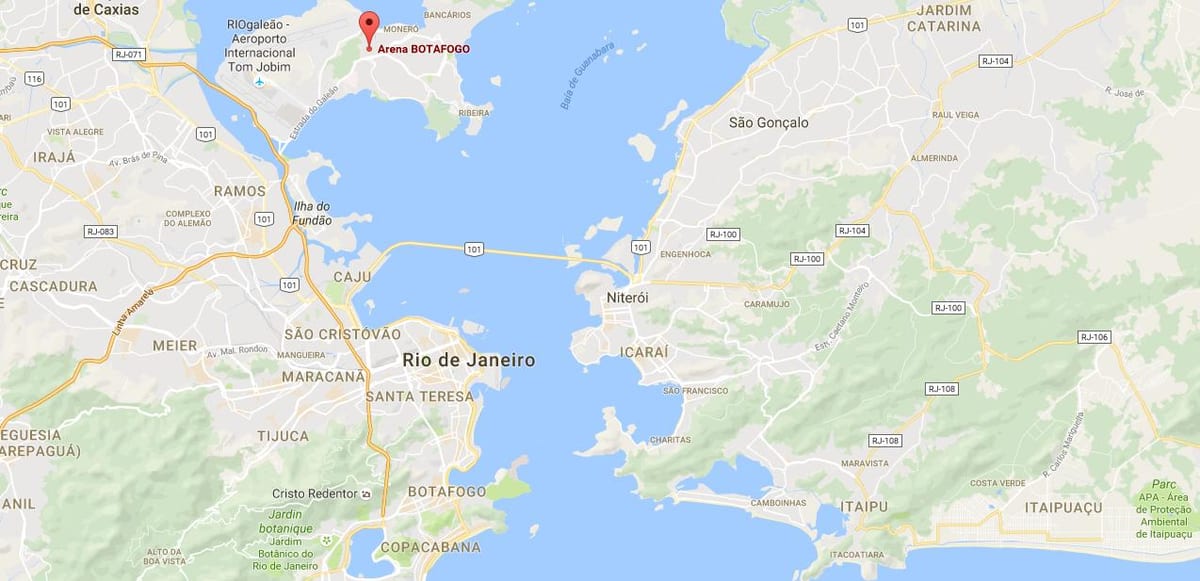 Mapa štadión Luso-Brasileiro