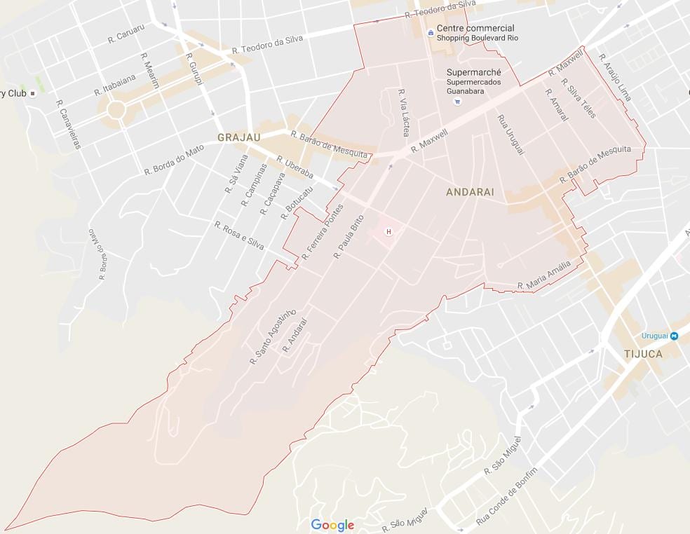 Mapa Andaraí