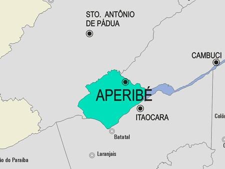 Mapa Aperibé obce