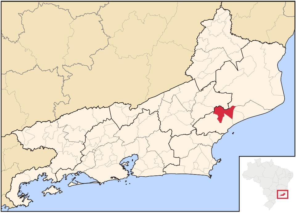 Mapa Conceição de Macabu