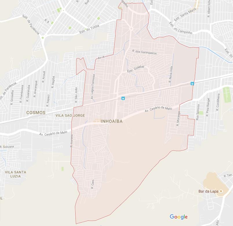 Mapa Inhoaíba