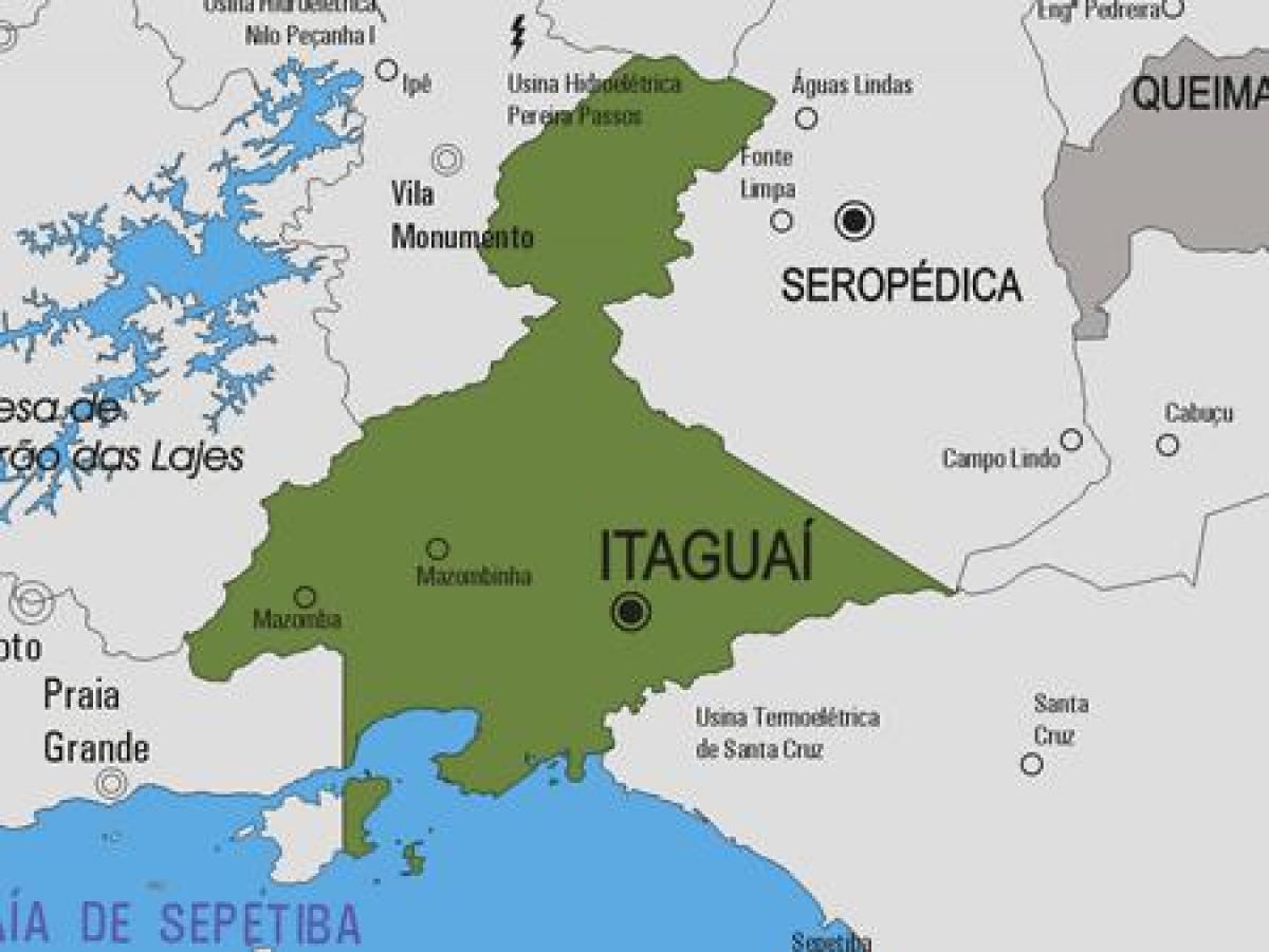 Mapa Itaguaí obce