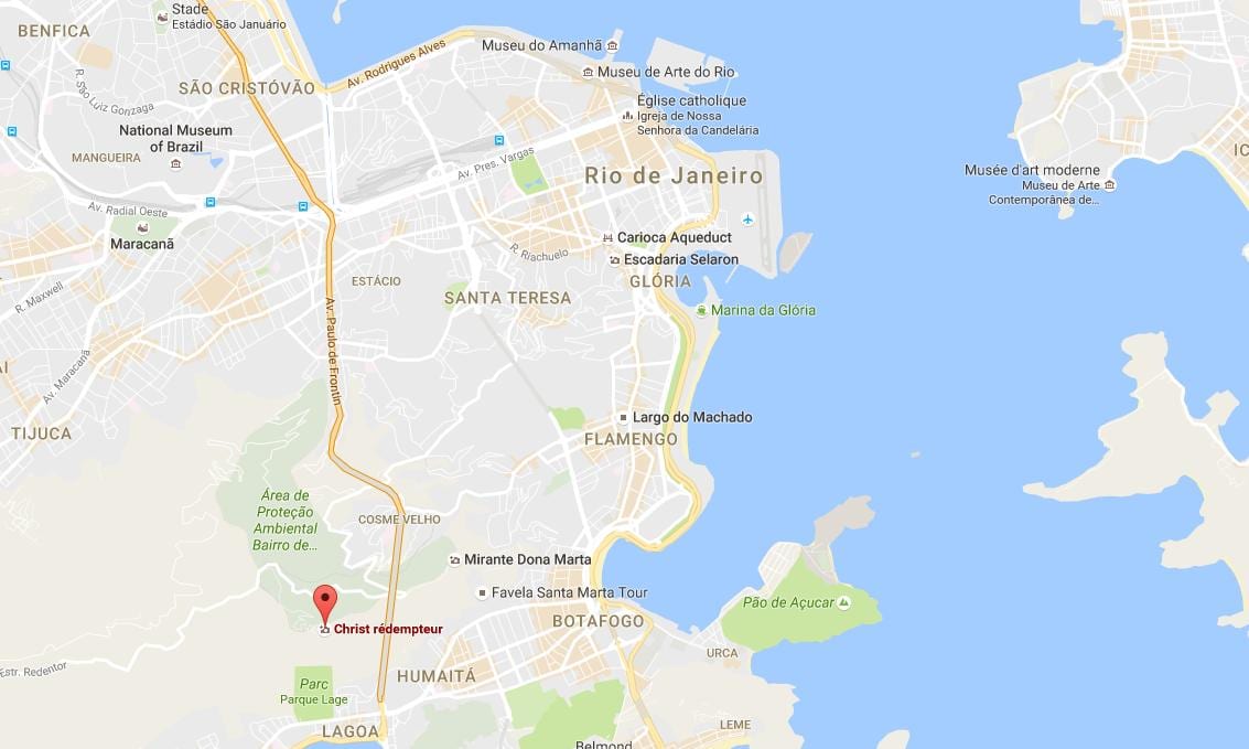 Mapa Krista Spasiteľa