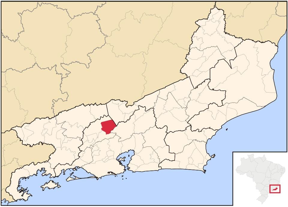 Mapa Paty robiť Alferes