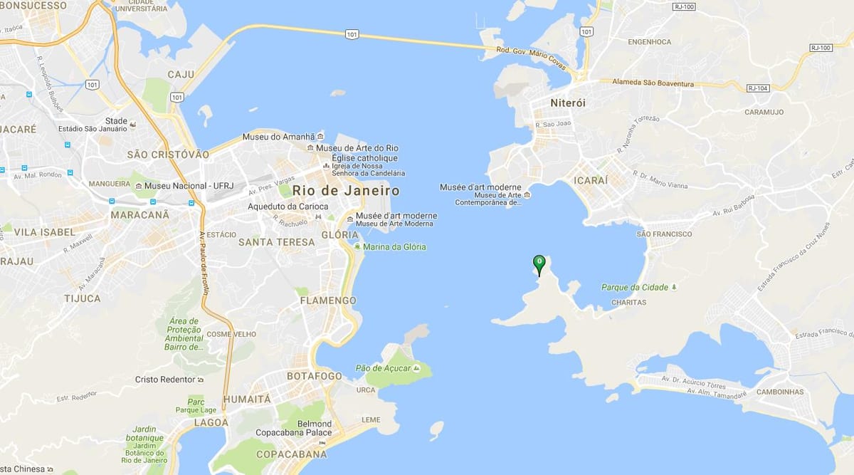 Mapa pláži Adão