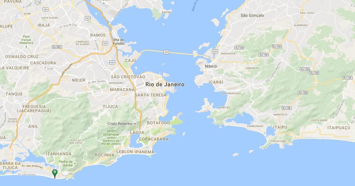 Mapa pláži Pepe