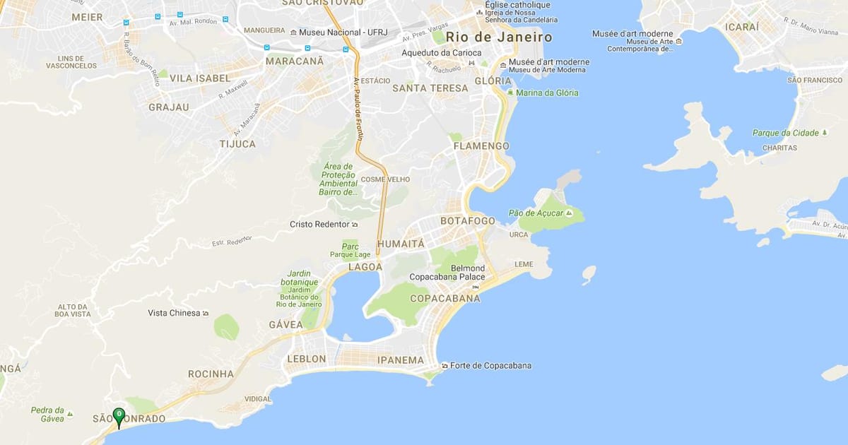 Mapa pláži Pepino