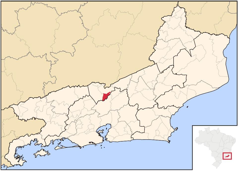 Mapa Priestorovej
