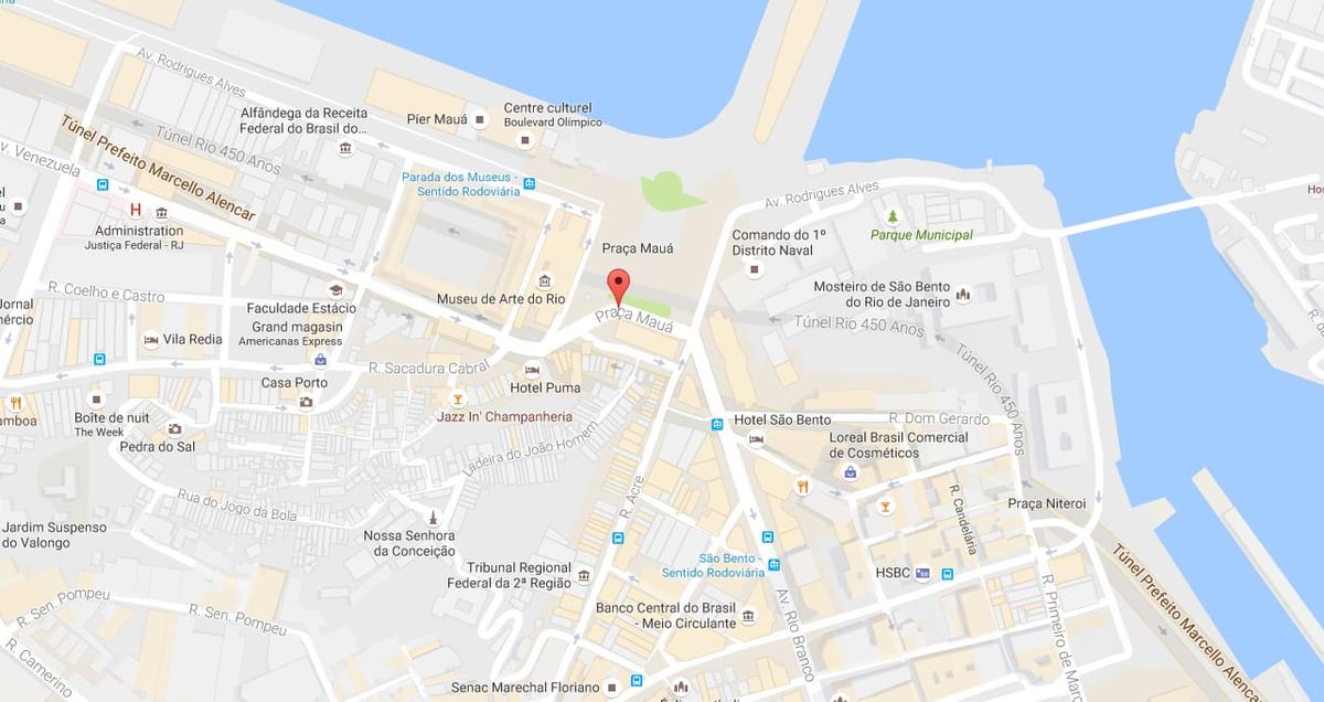 Mapa Praca Mauá