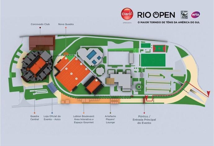Mapa Rio Otvorené