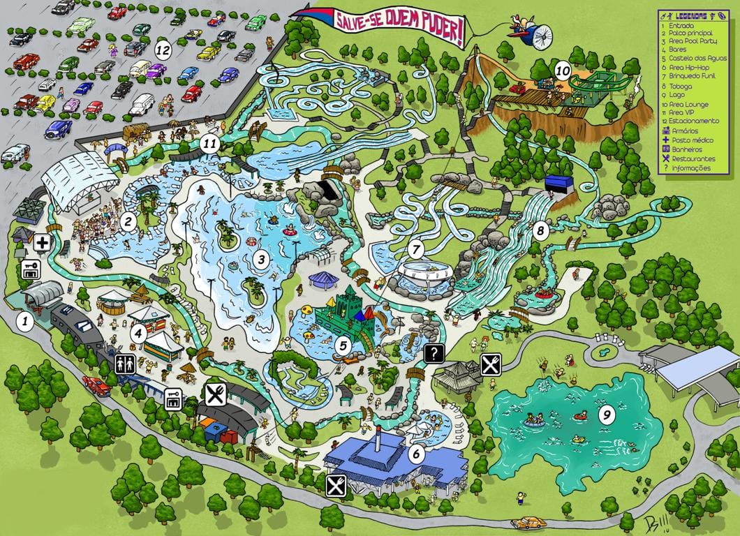 Mapa Rio Vody Planéty