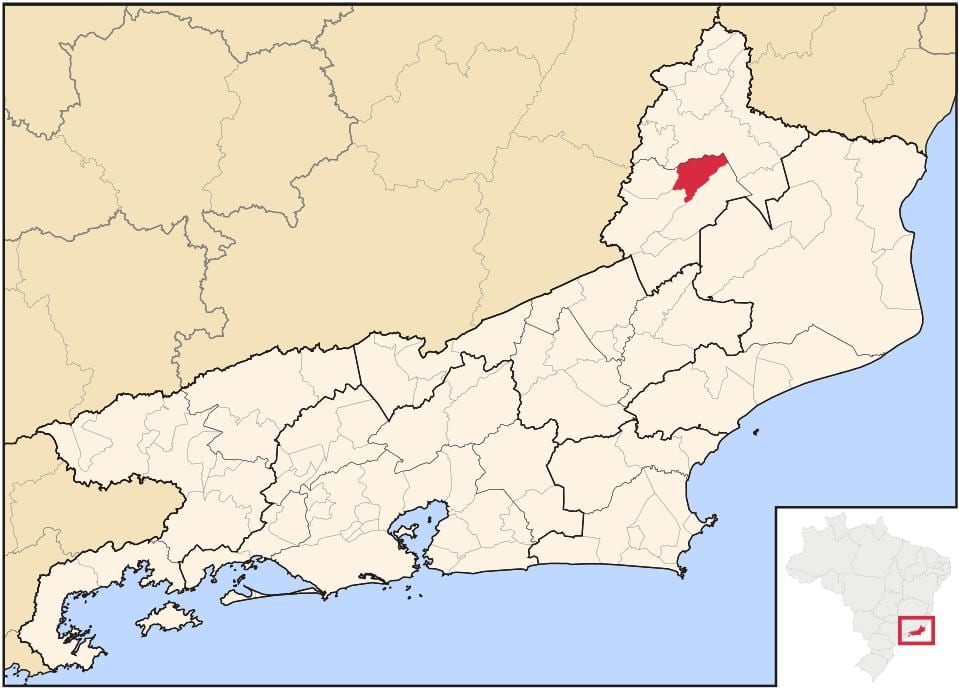 Mapa São José de Ubá