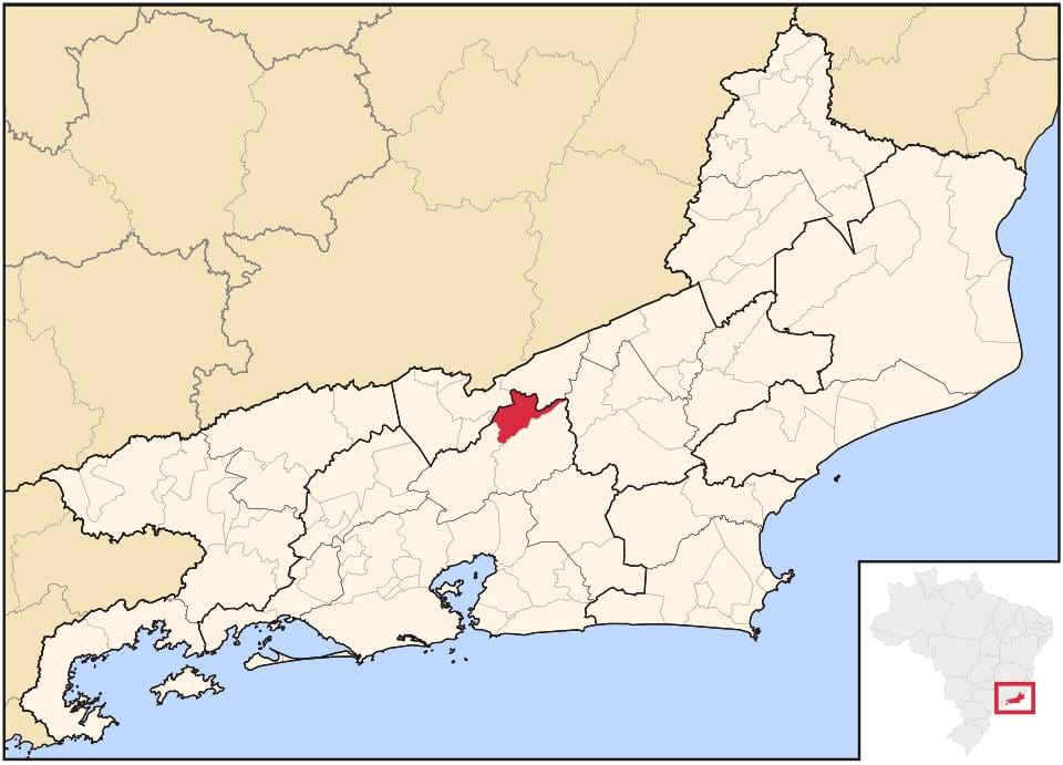 Mapa São José do Vale robiť Rio Preto