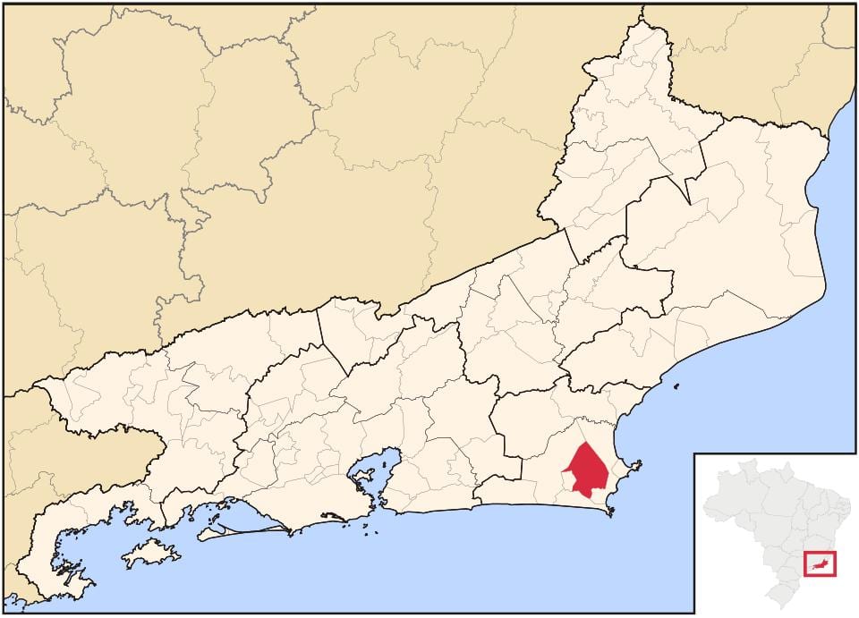 Mapa z São Pedro Aldeia da