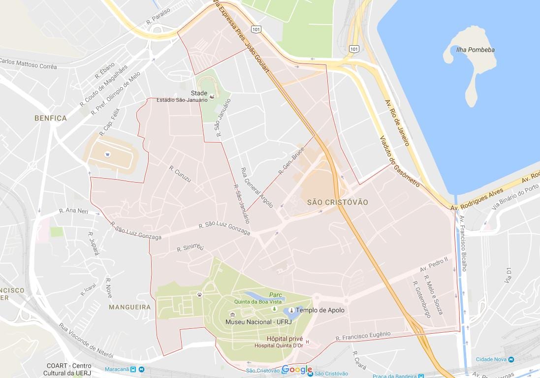 Mapa Svätý Cristóvão