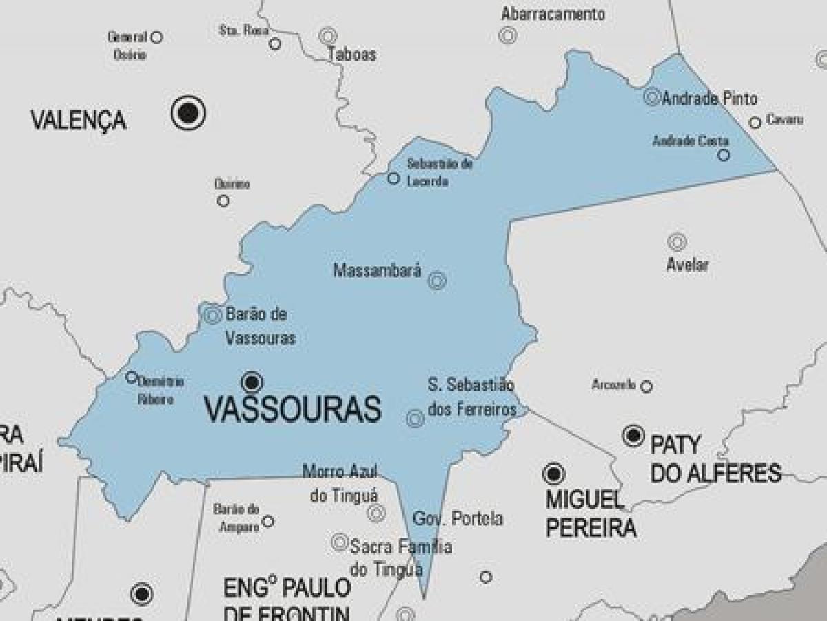 Mapa Varre-Sai obce