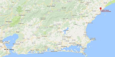Mapa štadión Cláudio Moacyr de Azevedo