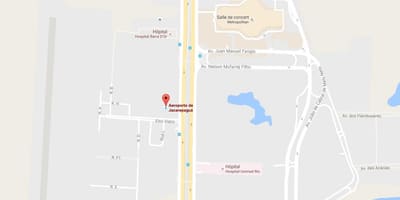 Mapa Jacarepaguá-Roberto Marinho letiska