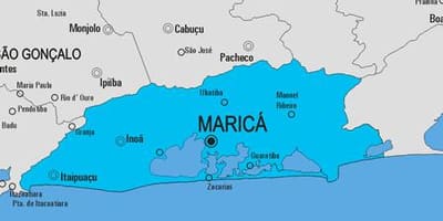 Mapa Maricá obce