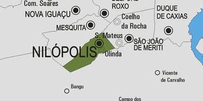 Mapa Nilópolis obce