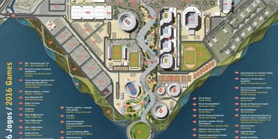 Mapa Olympic Park
