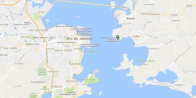 Mapa pláž Boa Viag
