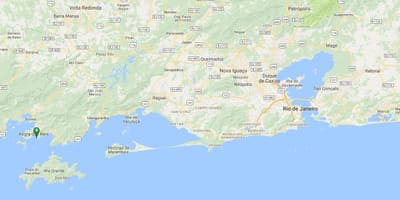 Mapa pláži Dentro