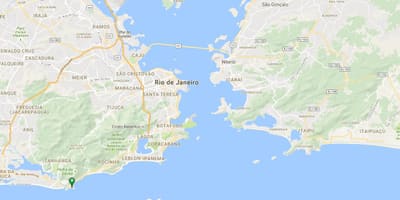 Mapa pláži Joatinga