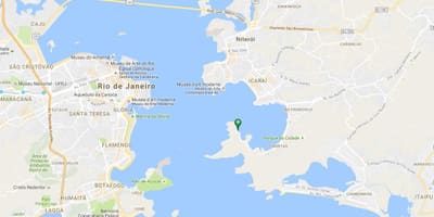 Mapa pláži Jurujuba