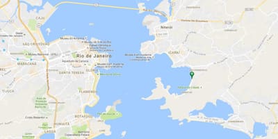 Mapa pláži panne s výrečným menom charitas