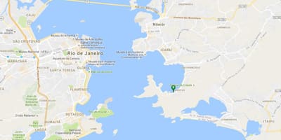 Mapa pláži Samanguaia