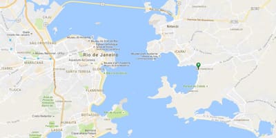 Mapa pláž Sao Francisco