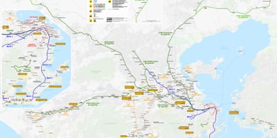 Mapa Rio de Janeiro dopravy