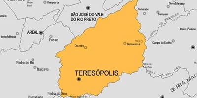 Mapa Teresópolis obce